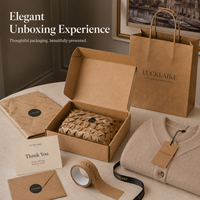 Caja de Regalo de Cartón Corrugado Ecológico, Reciclado, Biodegradable, Impreso Personalizado, de Lujo, para Cosméticos