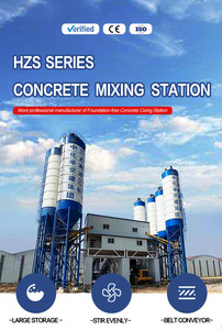 Factory Manufacturer Hzs Ready Mixed Concrete Batching Plant Custom Concrete Mixing Station - Product Image 5