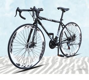 Bicicletta da Corsa a <span class=keywords><strong>Velocit</strong></span>à Variabile 21/24/27 con Ammortizzazione, Telaio in Acciaio al Carbonio, Mountain Bike da 26 Pollici per Adulti - Product Image 4