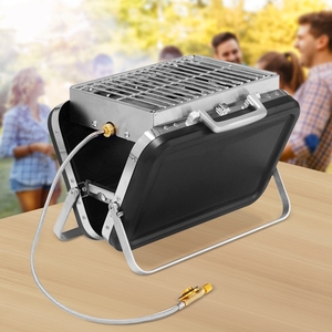 Griglia portatile <span class=keywords><strong>a</strong></span> carbone di metallo su misura <span class=keywords><strong>a</strong></span> propano pieghevole uso domestico <span class=keywords><strong>Barbecue</strong></span> all'aperto griglia per valigia adatta transfrontaliera - Product Image 2