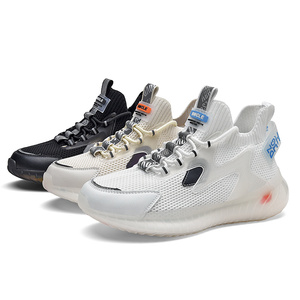 Chất Lượng Cao Thoải Mái Người Đàn Ông Thể Thao Chạy Giày Bay Dệt Màu Dưới Thời Trang Sneakers - Product Image 6