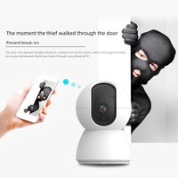 Venta caliente 1080P 2MP 3MP Wifi Cámara de detección de movimiento interior PTZ inalámbrica Cámara inteligente con visión nocturna