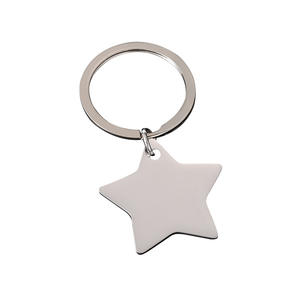 Porte-clés é<span class=keywords><strong>toile</strong></span> en acier inoxydable, pendentif vierge pour impression laser UV, pour nom personnalisé, cadeau de fête pour maman - Product Image 5