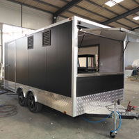 Camion de rue cuisine mobile entièrement équipée extérieur chariot de nourriture camion de crème glacée kiosque à café concession remorque de nourriture