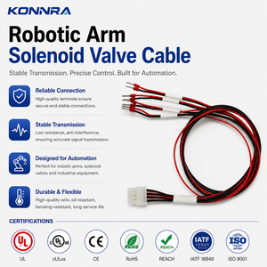 Endüstriyel Otomasyon Ekipmanları için Özel Robotik Kol Solenoid Valf Kablo Demeti - Product Image 1