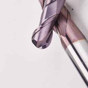 Carbure de tungstène Hrc65 4f fraises en bout Hrc60 4 fraises en bout en carbure cémenté plat outils de coupe CNC mèches de routeur personnalisées Cutter <span class=keywords><strong>Tun</strong></span> 6mm - Product Image 3