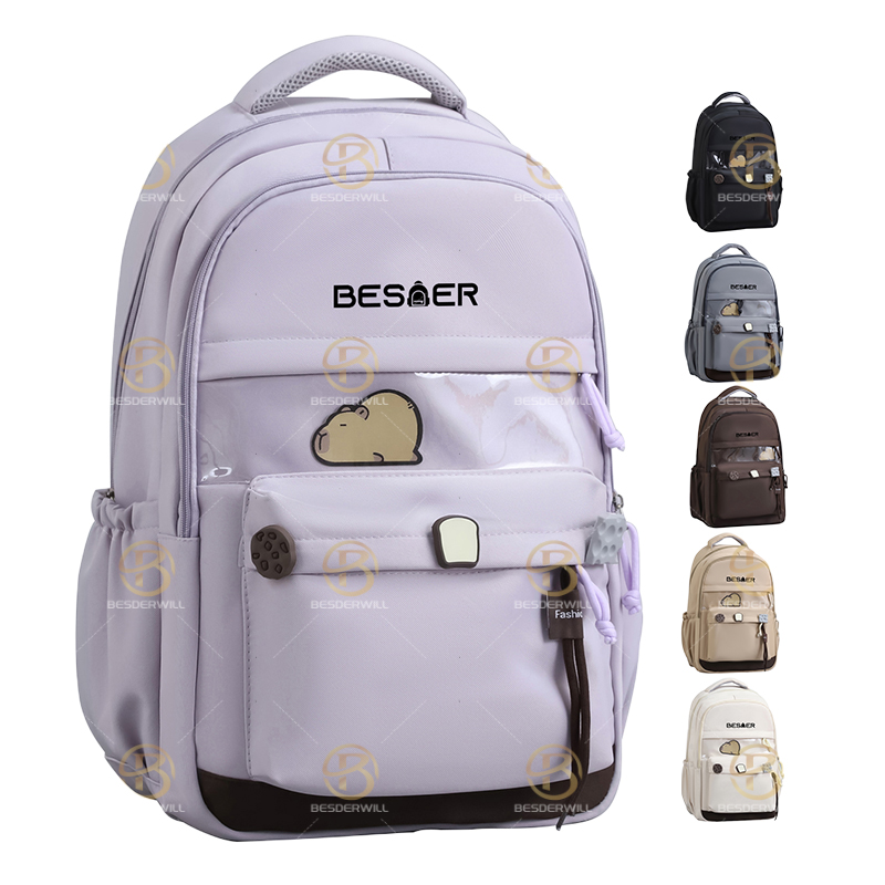 bolsa de escuela corea duradera, espaciosa y personalizada