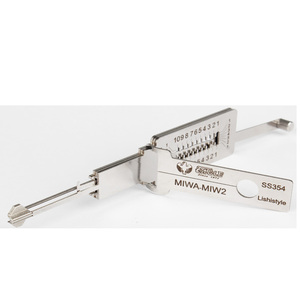 LISHI <strong>Tools</strong> Civilian Lock 2-IN-1 <strong>Tool</strong> SS354 Lishistyle MIWA-MIW2 Civil Lock Pick Set Locksmith <strong>Tool</strong> - Product Image 6