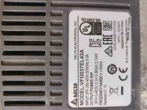 VFD022EL43W ซีรีส์ EL 2.2kW 380V สามเฟส PLC - Product Image 4