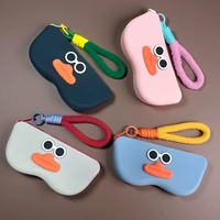 Étui de rangement pour lunettes de soleil en silicone, étui de protection pour lunettes de soleil, sac de rangement pour lunettes, pratique et portable