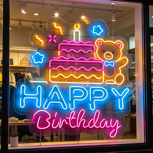 Les enseignes lumineuses LED néon personnalisées conviennent aux lieux commerciaux tels que les fêtes d'anniversaire et les salons de beauté. - Product Image 2