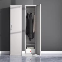 Armoire à une porte peu encombrante, casier de rangement en acier multi-portes pour salle de sport, piscine, vestiaire – Unité métallique sécurisée et durable