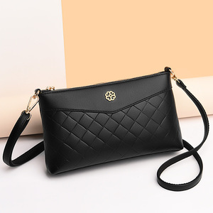 Women Branded Trend Hand Bag Female Causal Shoulder Handbags Embroidery Thread <b>Small</b> PU Leather Crossbody Bags - Product Image 1