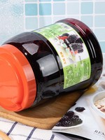 Selai Murbei Taihu Meilin 3kg Botol Bahan Baku Komersial untuk Kedai Teh Susu Wuci Mamei, Dengan Daging Buah Khusus, Buatan Cina