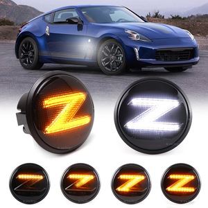 ไฟเลี้ยว LED 4แบบไดนามิกสำหรับรถยนต์ <span class=keywords><strong>Nismo</strong></span> Road Fairlady <span class=keywords><strong>Z</strong></span> Z34ไฟกระพริบใหม่สำหรับ <span class=keywords><strong>Nissan</strong></span> 370Z Coupe - Product Image 5