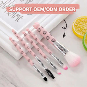 Maquillage Vente Chaude Portable Helloed <span class=keywords><strong>Kitty</strong></span> Enfants 5pcs Pinceaux De Maquillage Cosmétique avec Boîte Outil Cosmétique Mignon - Product Image 2