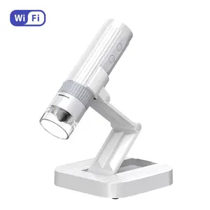 Digitale Wifi Microscoop 1000x Vergroting Mini Handheld Microscoop Voor Mobiele Reparatie Huid Microscopio Vergrootglas Led Licht Oem
