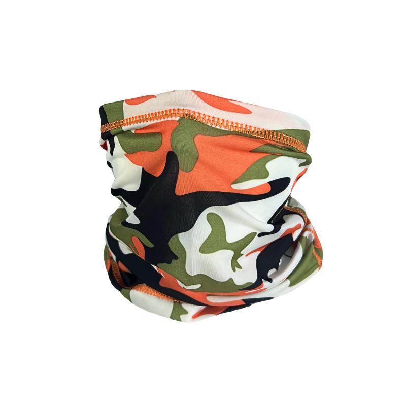 Camouflage orange blanc