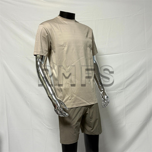 2025 camicia da allenamento estiva di vendita calda 100% maglietta da uomo in cotone all'ingrosso mercerizzato - Product Image 2