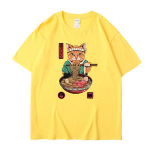 Nuovo stile di moda Street Hip Hop t-shirt a maniche corte con stile giapponese Design stampa giapponese per il tempo libero giapponese - Product Image 2