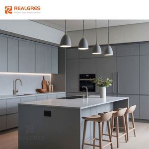 Realgres hiệu suất cao tủ bếp ánh sáng tủ bếp sang trọng Đồ nội thất cho căn hộ sử dụng - Product Image 6