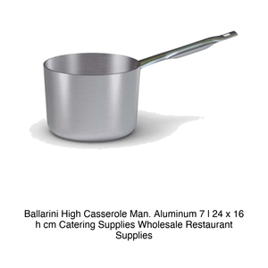 หม้ออะลูมิเนียมทรงลึก Ø 24 ซม. สูง 16 ซม. ความจุ 7 ลิตร ยี่ห้อ Ballarini - Product Image 2