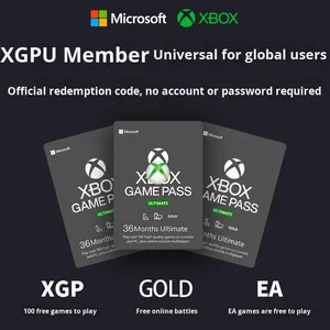Giao hàng ngay lập tức mã đổi quà xgpu cho 3 năm cho Xbox cho thành viên <span class=keywords><strong>Microsoft</strong></span> Người dùng 1 tuổi 36 tháng nạp tiền xgp Vàng - Product Image 5