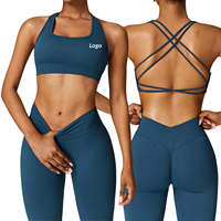 Soutien-gorge de sport à bretelles dans le dos soutien-gorge de yoga d'entraînement à impact élevé personnalisé vêtements de sport pour femmes top vente en gros fabricants de vêtements de fitness