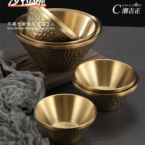 Bol martelé en acier inoxydable C Hao Ji Zheng 304 de qualité alimentaire pour usage domestique - Product Image 4