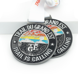 Pallavolo powerlifting ginnastica inciso 3d premier music medal run bike ciclismo medaglia sport league medaglia con nastri - Product Image 5