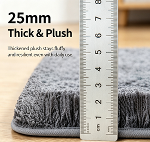 Water Absorbent Non <b>Slip</b> Bath <b>Mat</b> Quick Dry Bathroom Floor <b>Mat</b> Door <b>Mat</b> For Toilet Bedroom Entrance - Product Image 3