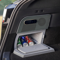 Réfrigérateur de voiture Tesla Model Y 15L 12V avec compresseur, écran tactile LED, installation sans destruction, prêt à l'emploi
