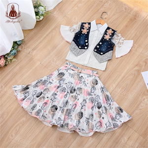 Yoliyolei-<span class=keywords><strong>vestido</strong></span> de fiesta de flores <span class=keywords><strong>para</strong></span> niñas, <span class=keywords><strong>vestido</strong></span> de novia estilo europeo, encantador, bordado - Product Image 3