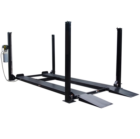 4T Wieluitlijning 4 Post Auto Lift Machine Voor Garage Auto Verpakking En Lifting