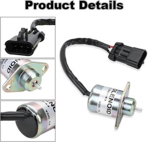 วาล์วโซลินอยด์ตัดน้ำมันเชื้อเพลิงเครื่องยนต์รถขุด 12V DC 25-15230-01 SA-4561-T อะไหล่เครื่องจักรก่อสร้าง - Product Image 5