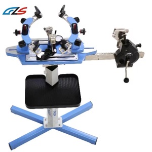 Gls 16406 Vertical <b>Stringing</b> <b>Machine</b> Steel Hand Crank For Badminton And Tennis Rackets - Product Image 1