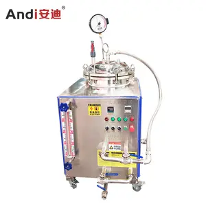 150l Retort Machine Vertical Sterilization Pot Pressure 0.35 Mpa Food Grade Thickened Stainless Steel