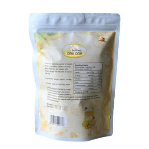 Thé Instantané aux Plantes Goût Citron et <span class=keywords><strong>Gingembre</strong></span> Moins Cher Personnalisé OEM, Thé Amincissant aux Fruits, Thé Plat du Ventre avec <span class=keywords><strong>Moringa</strong></span> - Product Image 5