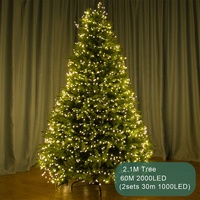 Guirlande lumineuse LED à brancher avec télécommande, lumières féériques pour mariage, fête, jardin, plantes, décoration de Noël