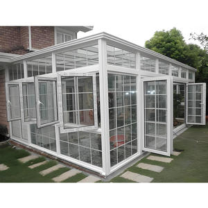 Véranda en aluminium et verre à faire soi-même, <span class=keywords><strong>solarium</strong></span>, patio, enclos, jardin d'hiver, appartement, parc, porte battante personnalisée, écran solaire - Product Image 4