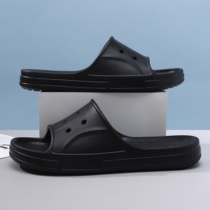 Chaussons pour hommes à semelle épaisse en EVA souple, antidérapants, respirants, résistants aux odeurs et à l'usure, chaussons pour femmes pour la maison, l'extérieur et la plage - Product Image 2