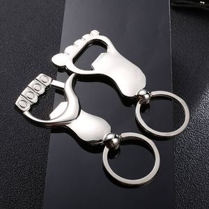 Custom Business Small Gift Palm Opener Metal <b>Car</b> <b>Key</b> <b>Ring</b> Replaceable LOGO Beer Bar Keychain <b>Key</b> Chain - Product Image 4