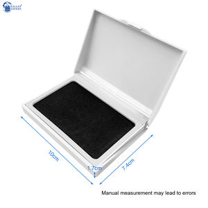 Almohadilla de tinta portátil de color personalizada Almohadilla de <span class=keywords><strong>sello</strong></span> compacta hecha de plástico <span class=keywords><strong>para</strong></span> escritorio de oficina <span class=keywords><strong>para</strong></span> documentos comerciales - Product Image 2