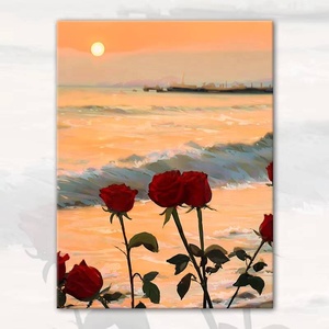Pintura al Óleo Moderna Personalizada de Flor de Ciruelo, Obra de Arte en Lienzo Grande Hecha a Mano, Decoración de Pared con Hermoso Motivo Floral - Product Image 4