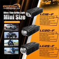 Lumière de calandre Auto Led Light 6000K 3000K Dual Color Fog Driving Offroad Led Projector Kit