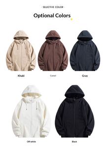 Nuova Felpa <span class=keywords><strong>con</strong></span> Cappuccio e Zip in Pile Polare a Doppio Lato 2026, Logo Personalizzabile, <span class=keywords><strong>Cardigan</strong></span> Invernale Caldo Casual per Uomo e Donna - Product Image 6