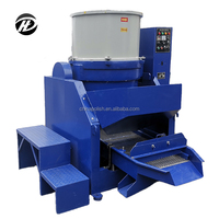 Machine de polissage à vortex haute vitesse Hengda 230L avec moteur pour accessoires de quincaillerie, finition de surface miroir (acier)