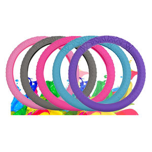 Concevez votre couverture de <span class=keywords><strong>volant</strong></span> en peluche rose avec poignée pour <span class=keywords><strong>Golf</strong></span> 7 Mercede vente en gros - Product Image 1