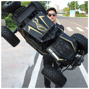 Coche Teledirigido Eléctrico Grande de Aleación 2.4G, Juguete Crawler RC <span class=keywords><strong>4x4</strong></span>, Camión Grande de Metal de <span class=keywords><strong>Control</strong></span> Remoto para Regalos de Niños - Product Image 2