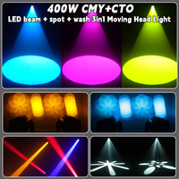 400W Led faisceau lumière mobile 3in1 BSW faisceau Spot lavage CMY CTO faisceau tête mobile DJ Concert scène lumières Led tête mobile fête événement